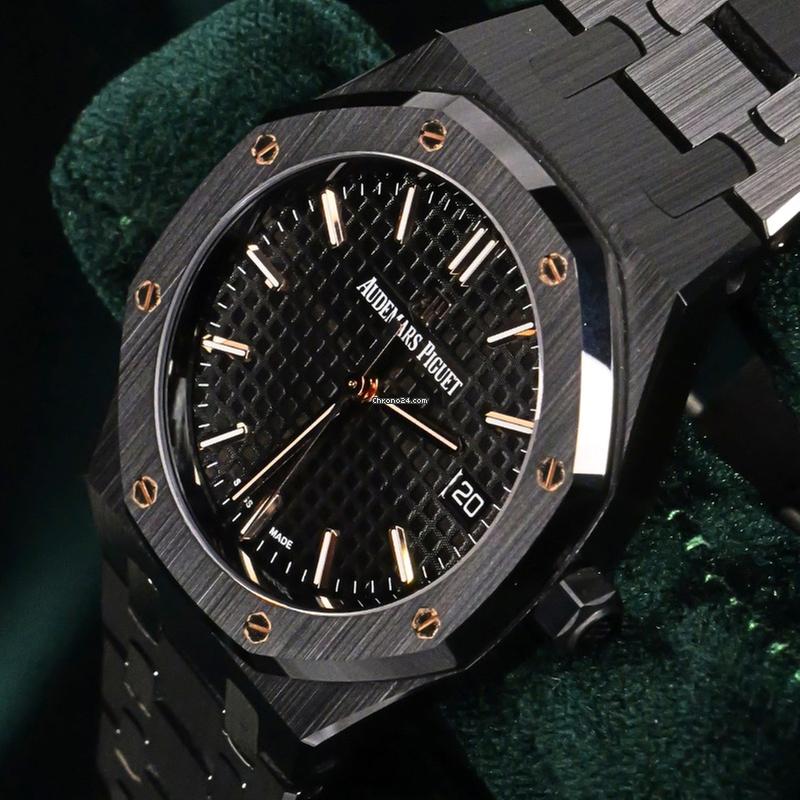 Audemars Piguet Royal Oak Black Dial Black Ceramic