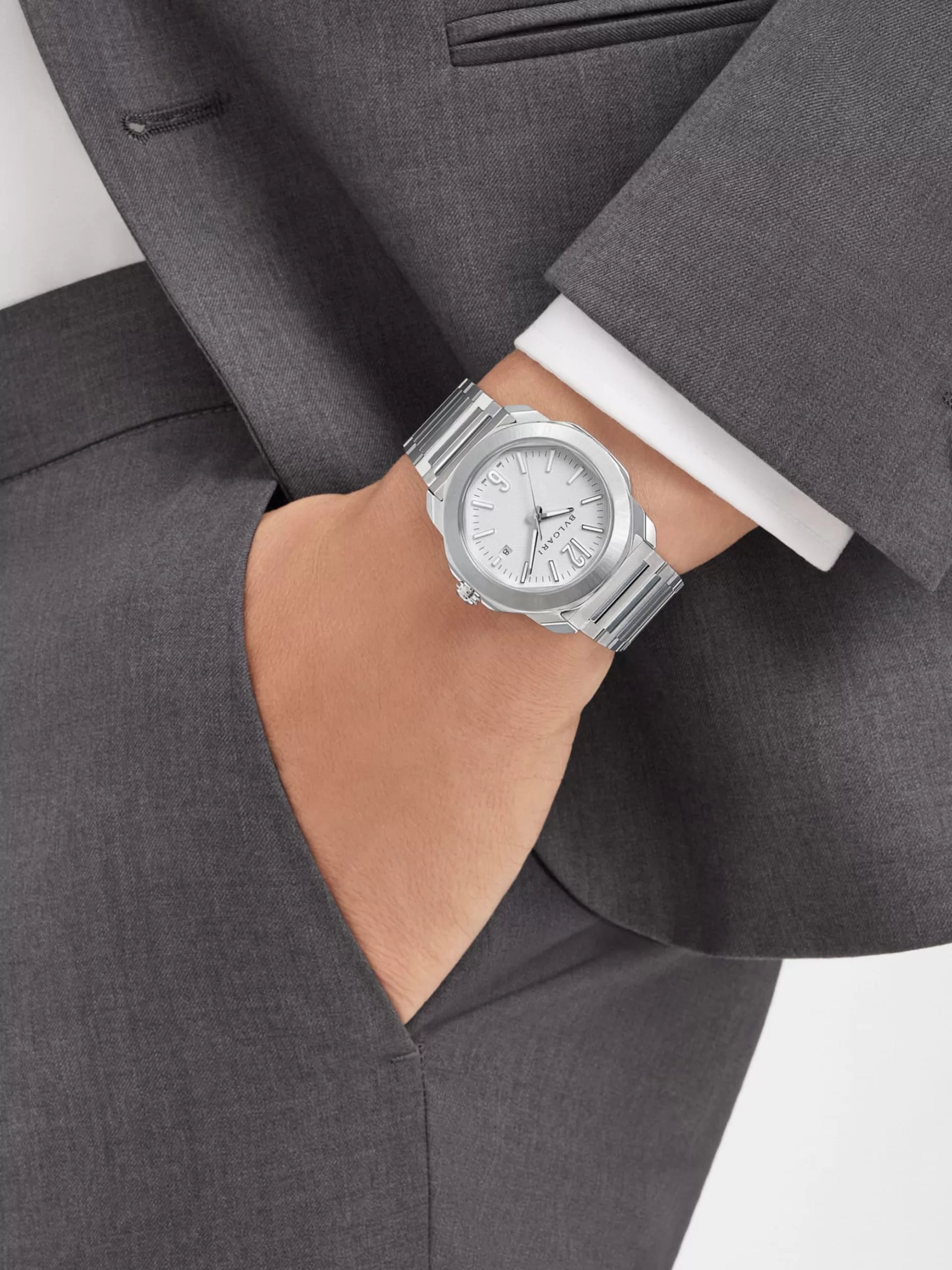 Bvlgari Octo Roma White Dial