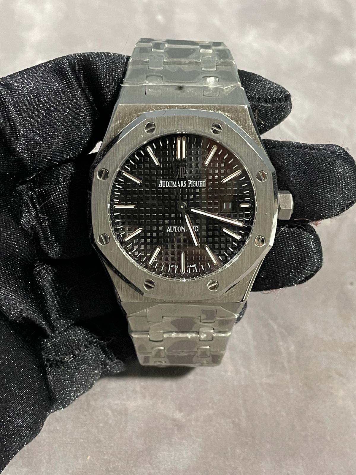 Audemars Piguet Royal Oak Steel Black Dial