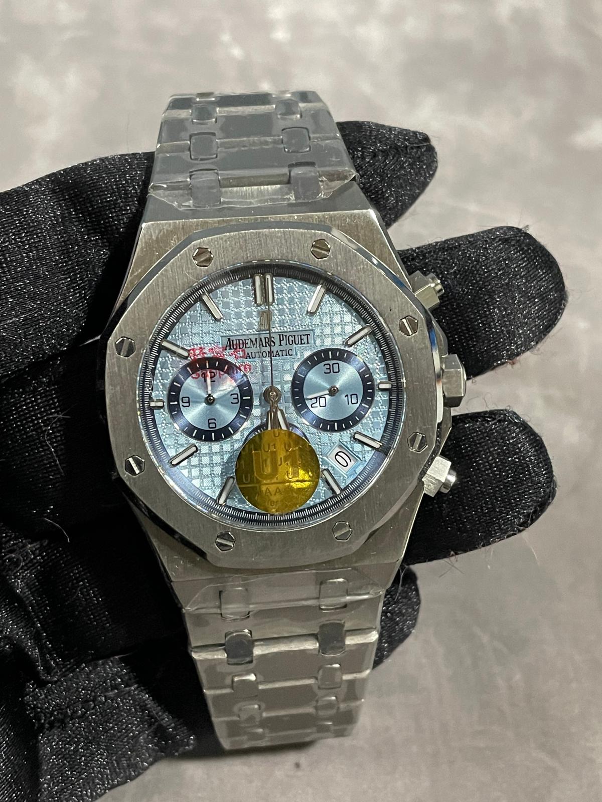 Audemars Piguet Royal Oak Steel Chronograph Turquoise Dial