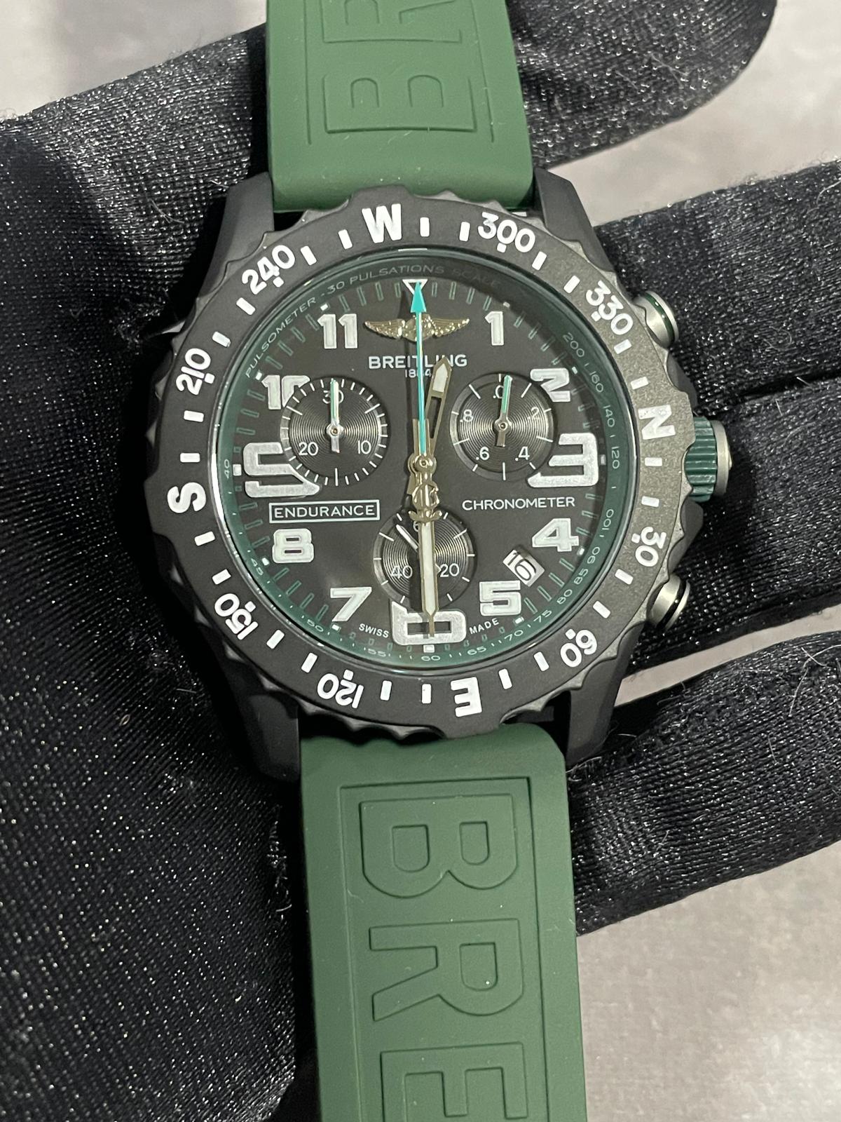Breitling Endurance Pro Green Strap X82310D91B1S3