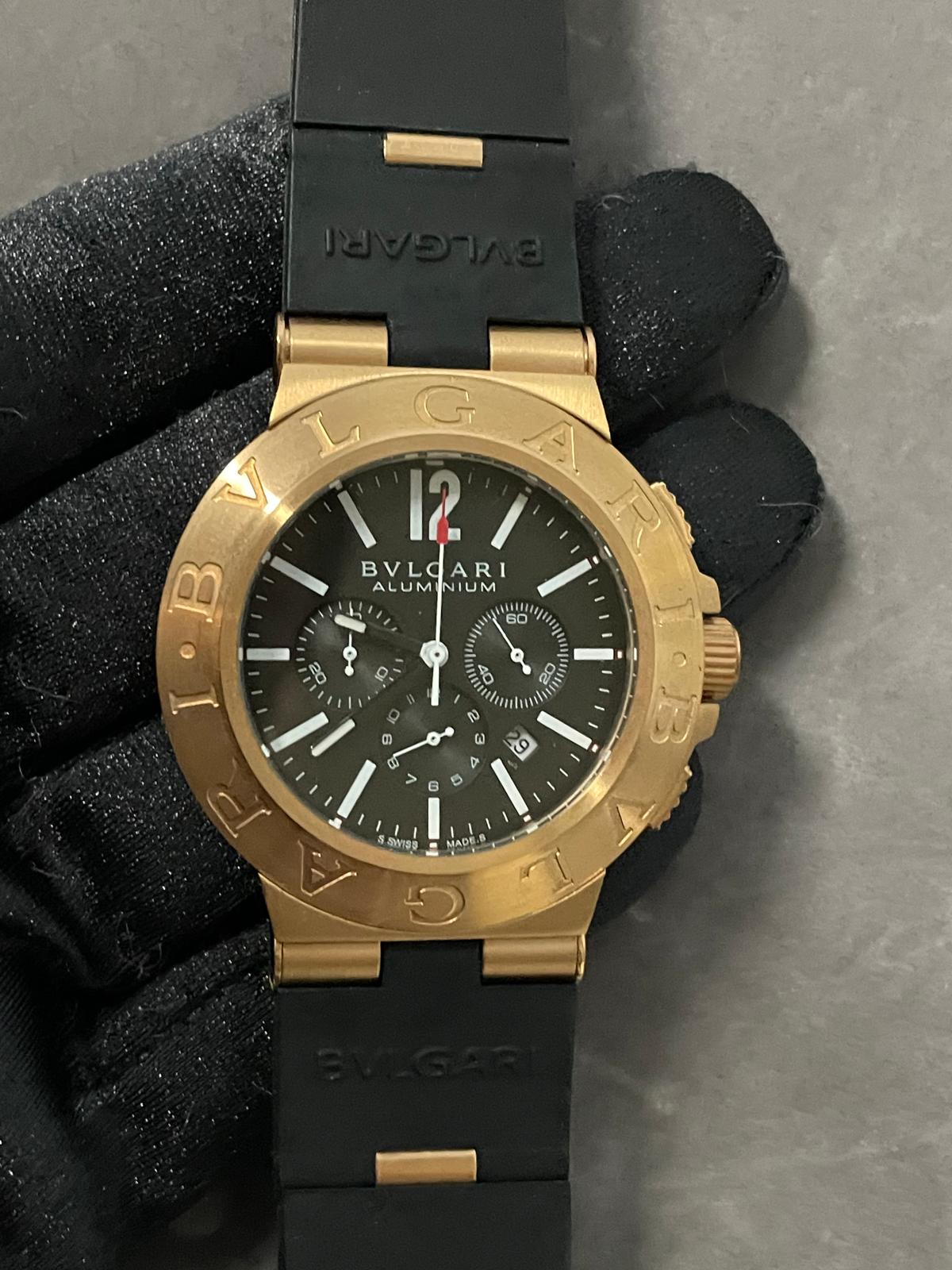 Bvlgari Diagona Gold Black