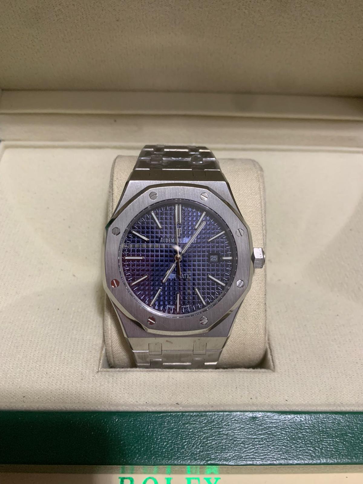 Audemars Piguet Royal Oak Silver Blue Dial