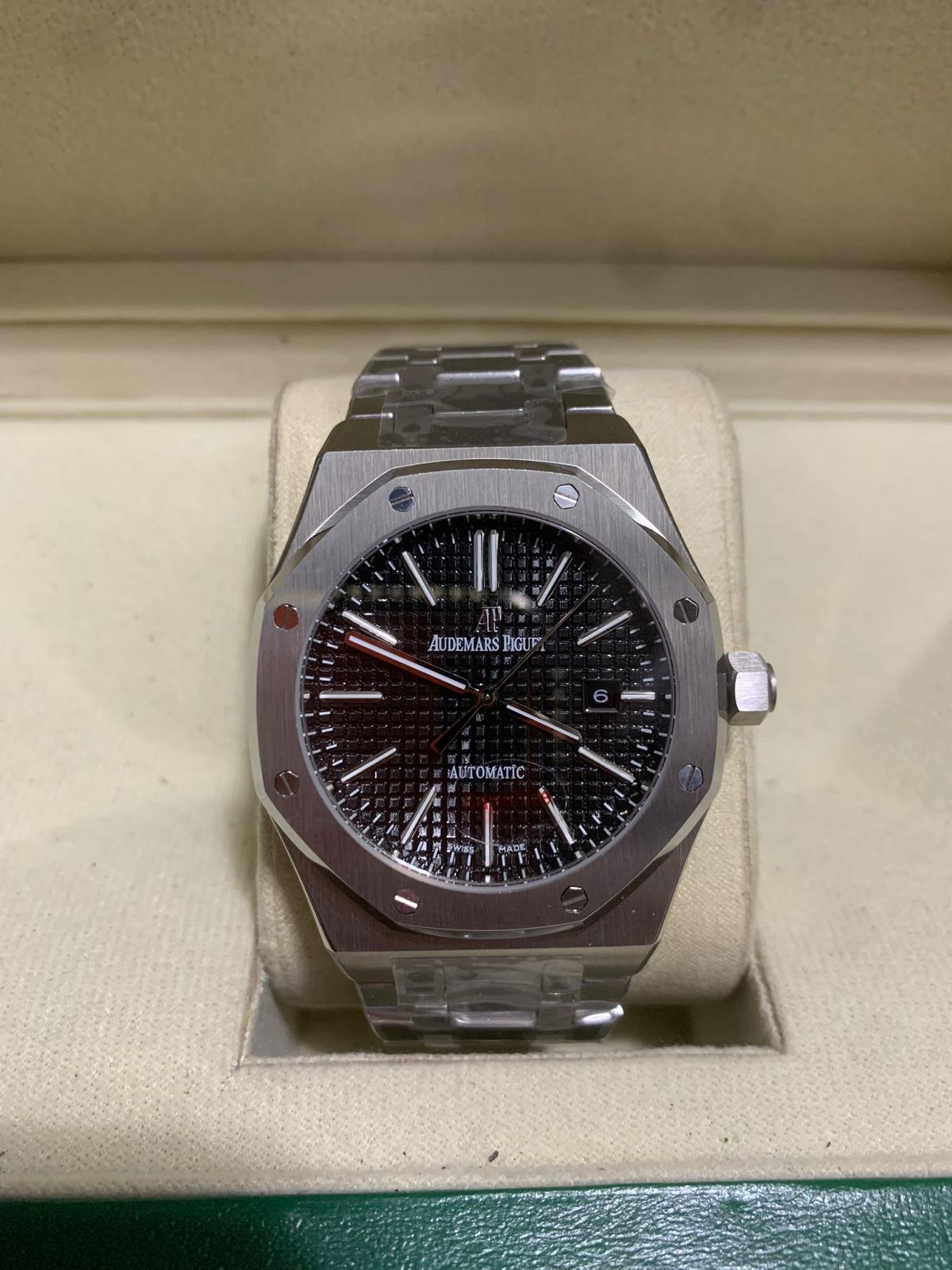 Audemars Piguet Royal Oak Silver Black Dial