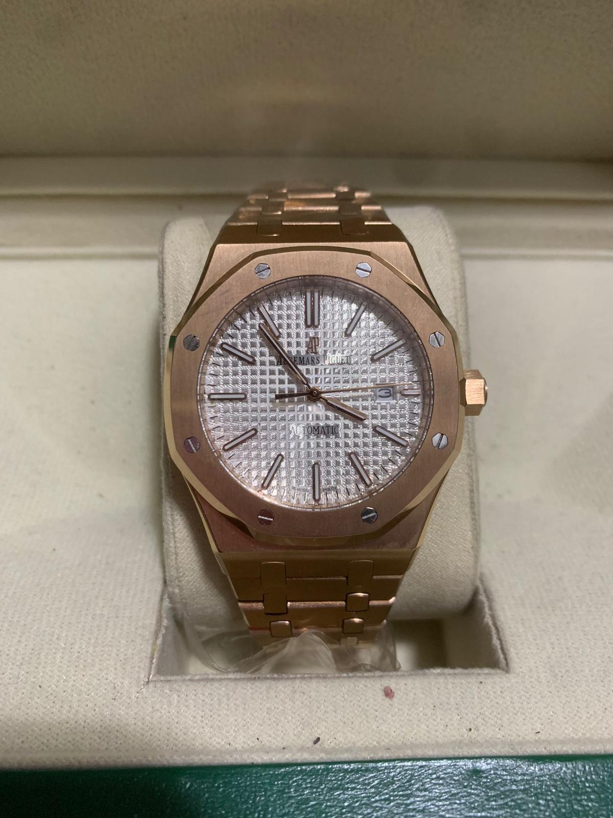 Audemars Piguet Royal Oak Gold White Dial
