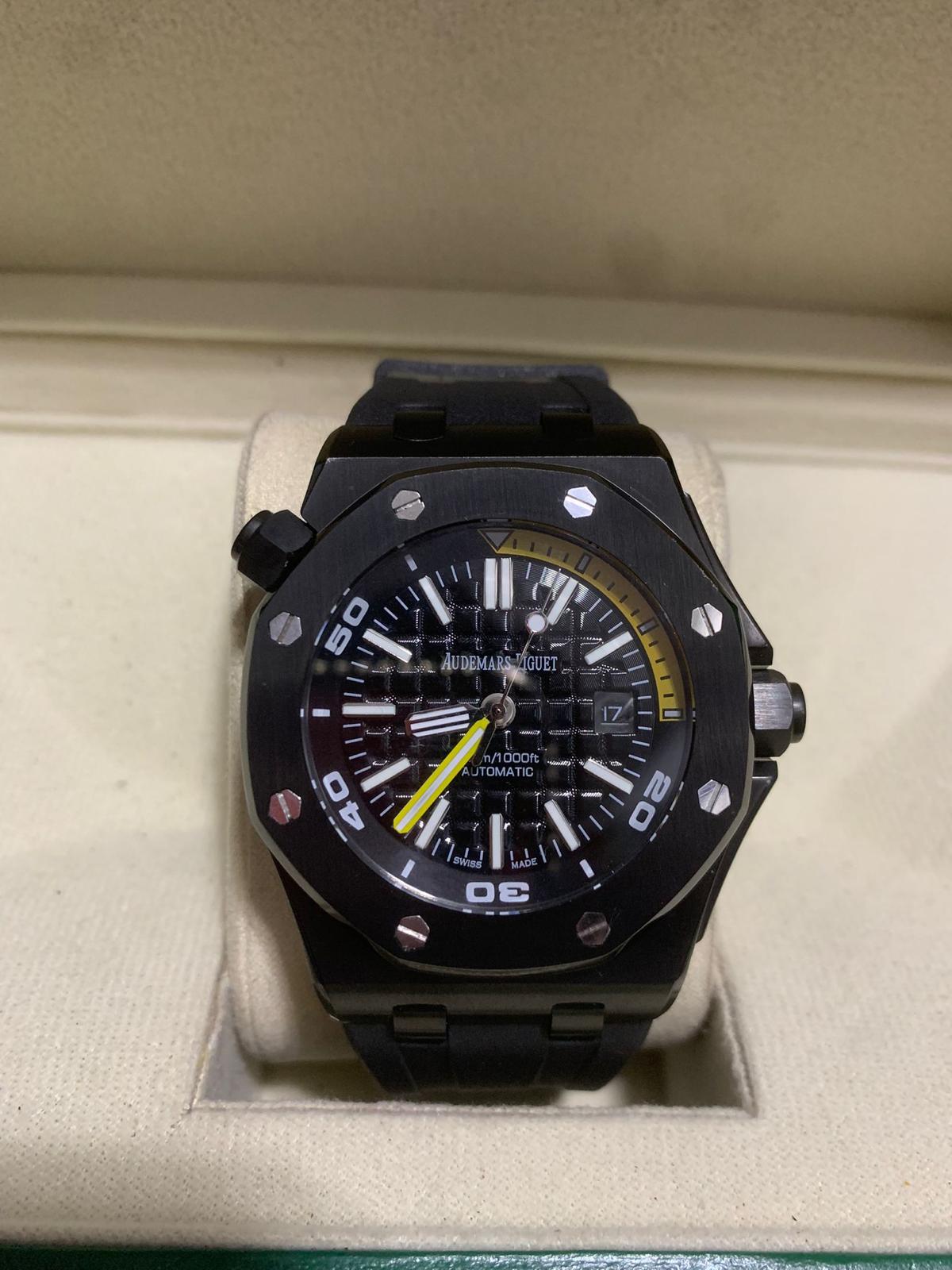 Audemars Piguet Royal Oak Offshore Diver Black Yellow