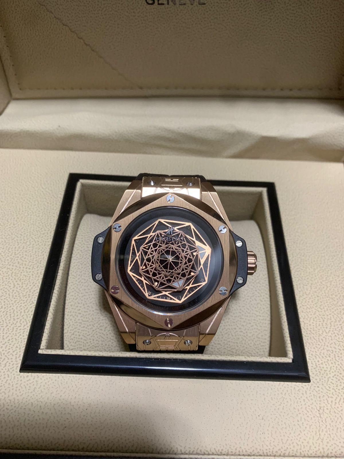 Hublot Big Bang Sang King Gold Black