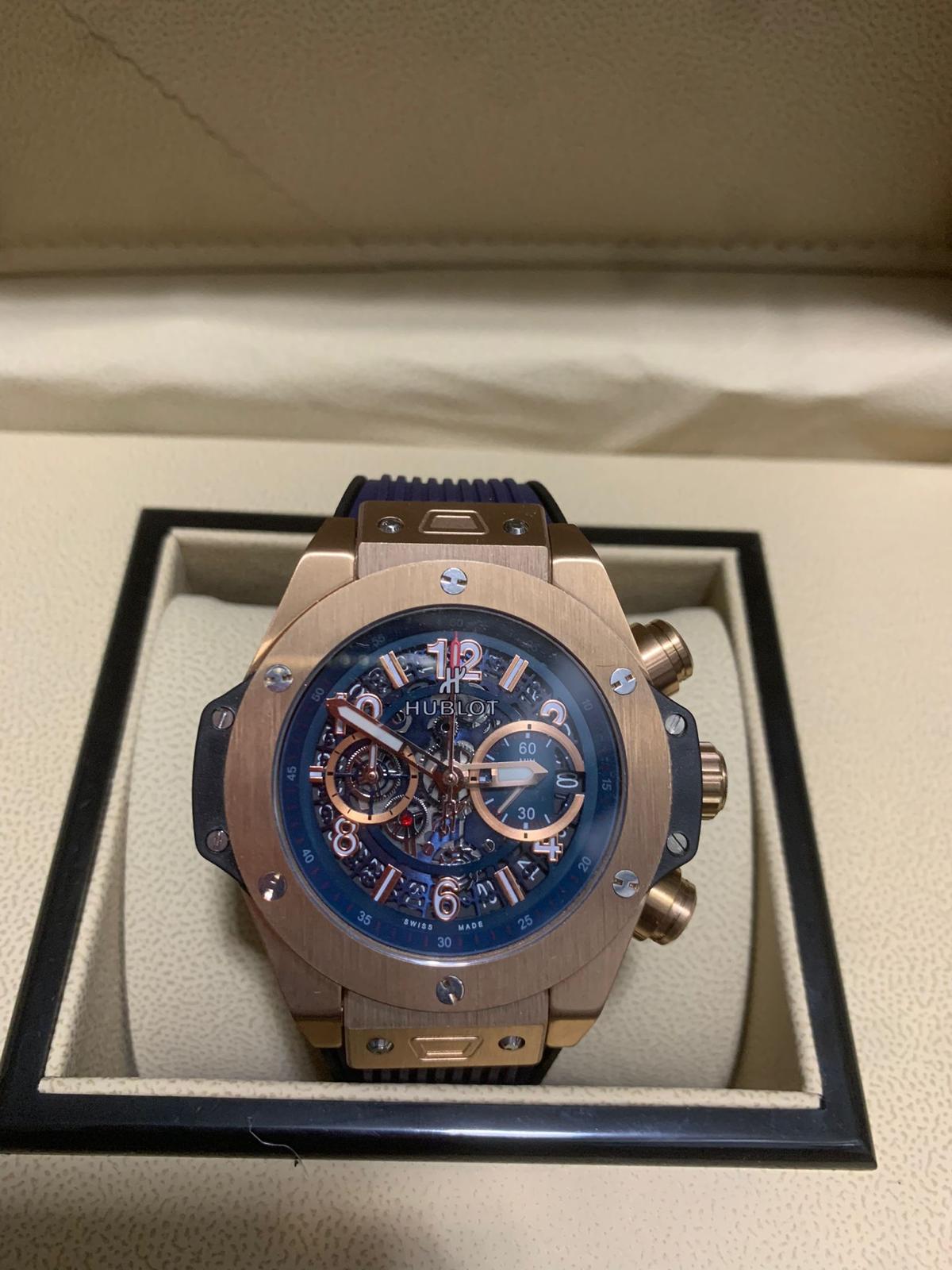 Hublot Big Bang Unico King Gold Blue