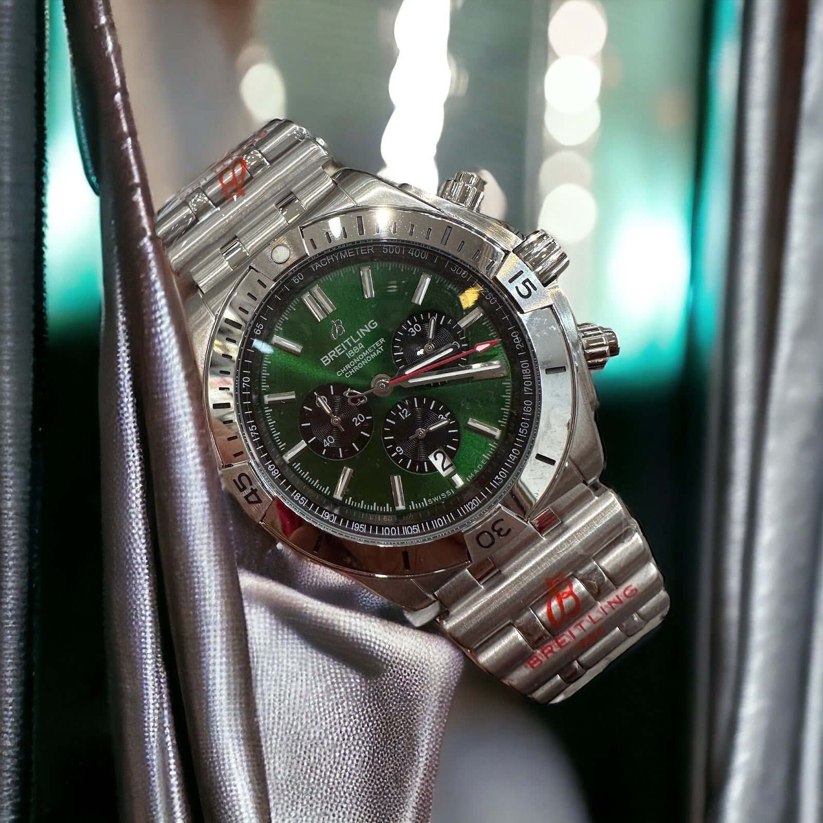 Breitling Chronomat Bentley Green Dial