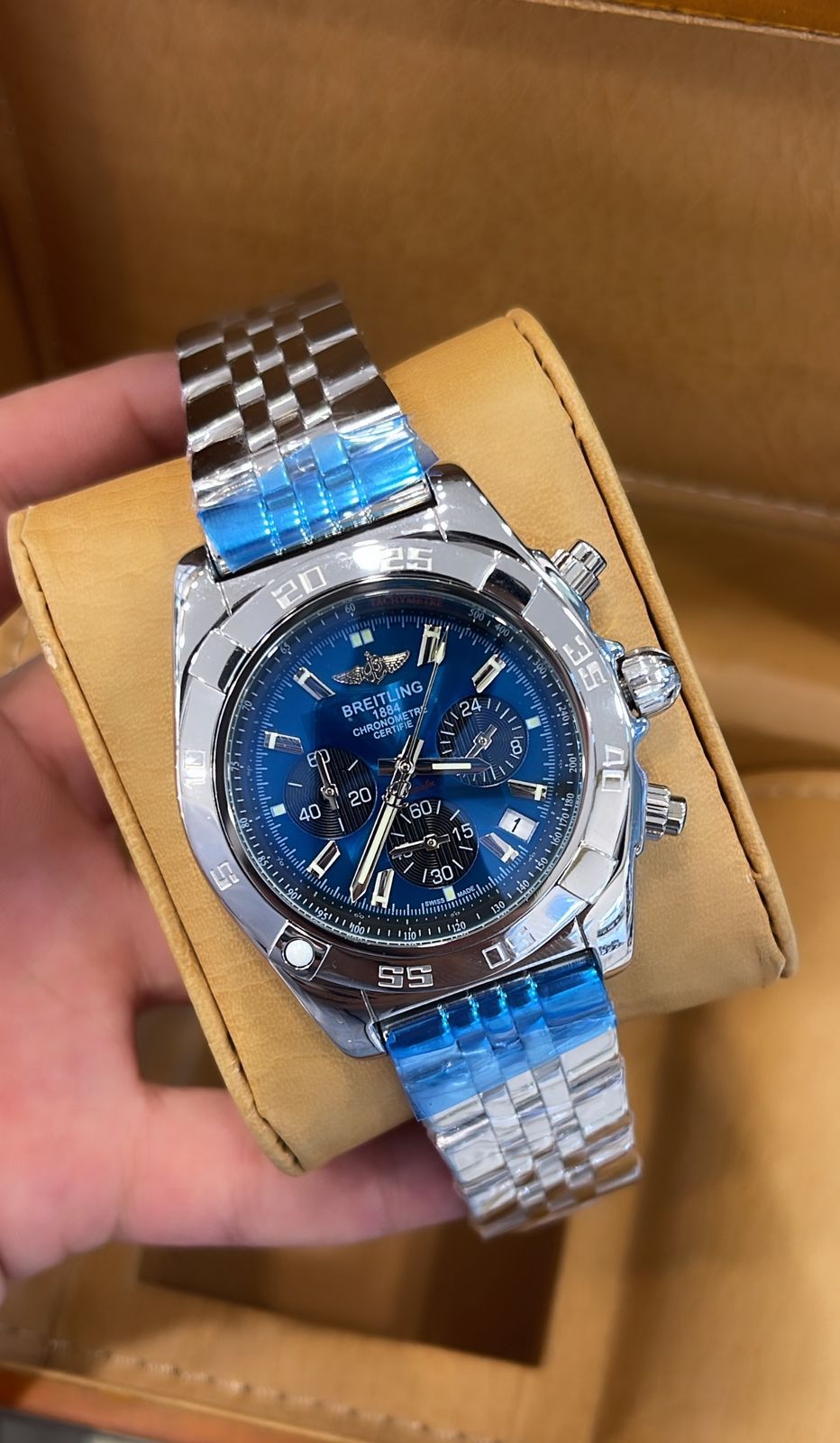 Breitling Chronomat Bentley Blue Dial