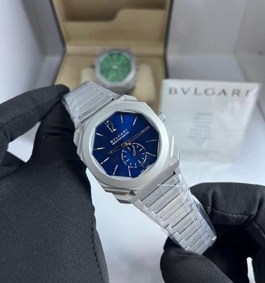 Bvlgari Octo Roma Finissimo Steel Blue Dial