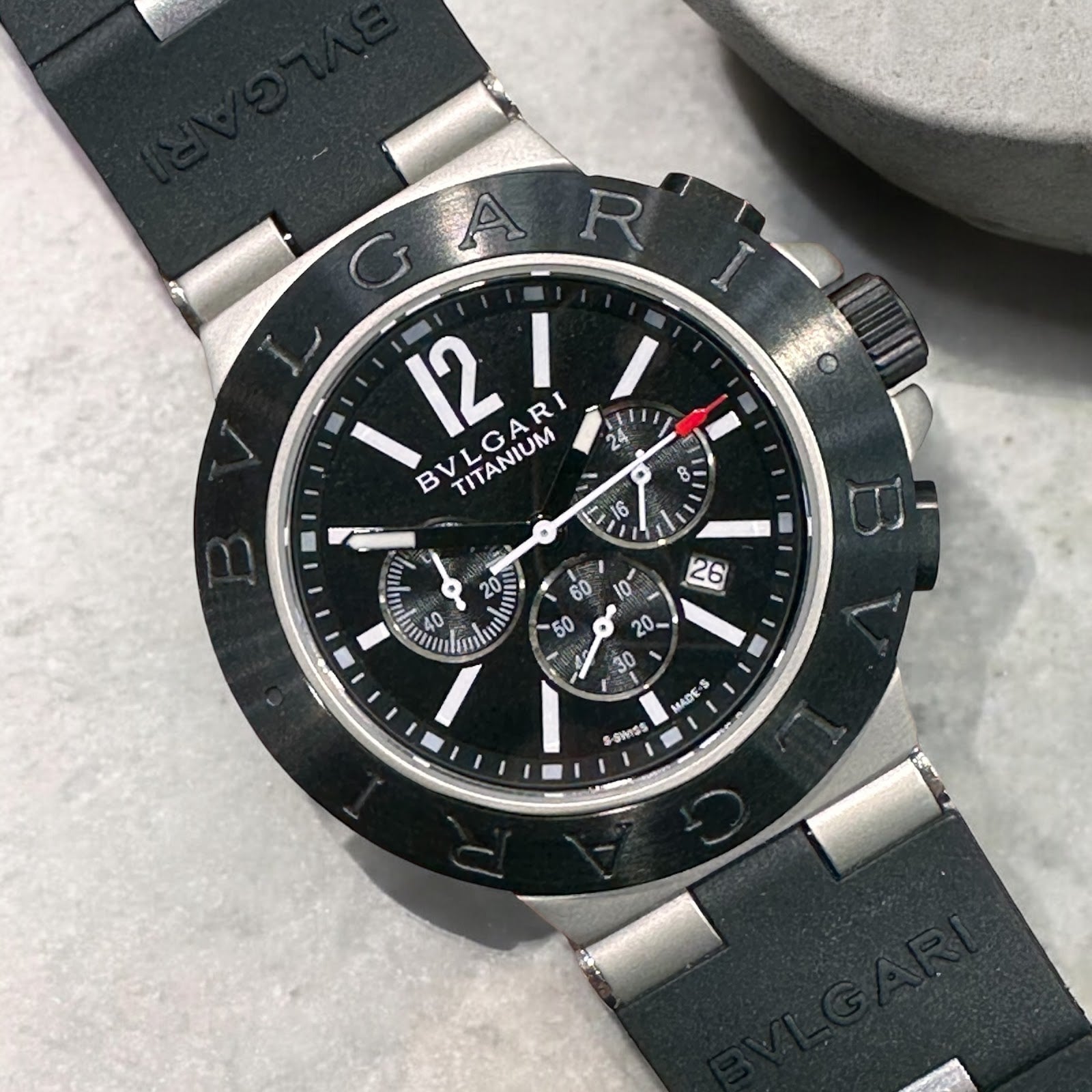 Bulgari Diagono Titanium Black